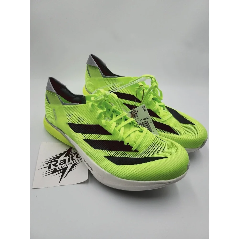 men Size 11.5 Adidas Track & Field Shoes Adizero Avanti Green Black IG1989